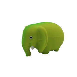 MISOKO Koera mänguasi, elevant lateks, roheline, 8.7 cm