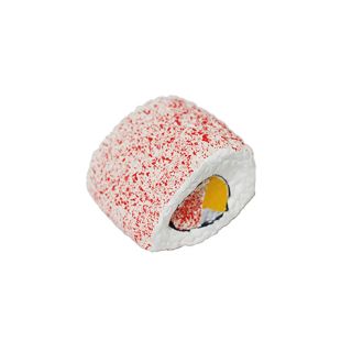 MISOKO Koera mänguasi, sushi kujuga lateks, roosa, 5.5 cm