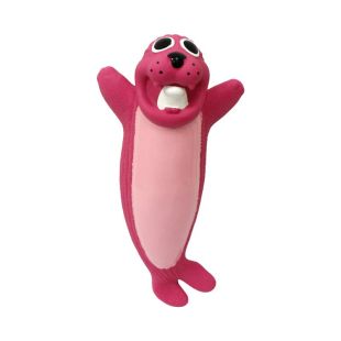 MISOKO игрушка для собак, морской лев, латекс, розовая 28,5 cм