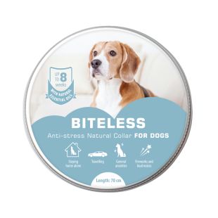 BITELESS Stressivastane koera kaelarihm silikoonist, 70 cm