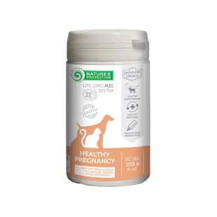 NATURE'S PROTECTION Healthy Pregnancy, täiendsööt täiskasvanud koertele ja kassidele, toetab emaseid koeri ja kasse raseduse ajal ning ka pärast seda 60 tbl