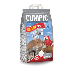 CUNIPIC Naturlitter, paber-allapanu 10 l