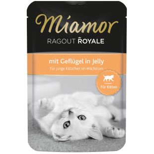 FINNERN MIAMOR Ragout konservsööt noortele kassidele kodulinnulihaga 100 g