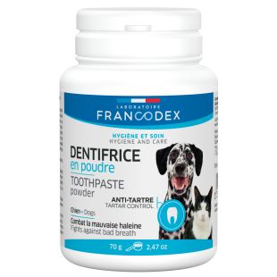 FRANCODEX Hambapasta-pulber koertele 70 g