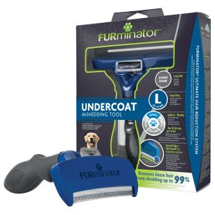FURMINATOR Dog DeShedding hari pikakarvalistele koertele L