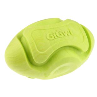 GIGWI Игрушка для собак мяч для Регби зеленого цвета