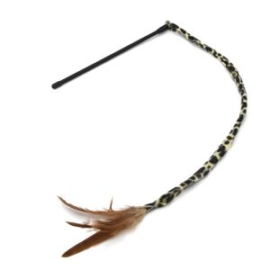 HIPPIE PET Kassi mänguasi, õng sulega tiiger, 47 cm