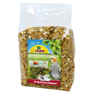 JR FARM Täisväärtuslik nümf- ja rosellapapagoide toit 1 kg