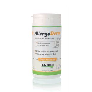 ANIBIO Allergoderm, toidulisand koertele ja kassidele probleemse nahahoolduse jaoks 210 g