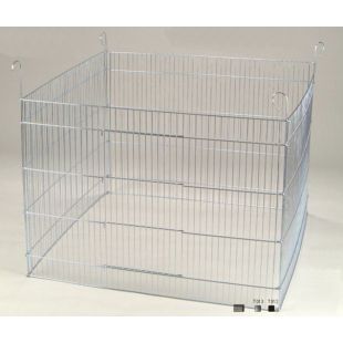 INTERZOO Metallaedik, tsingitud 4 osa, 105 x 80 cm