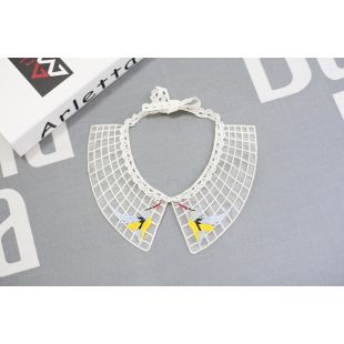CHEE PET Krae Paw Couture, kaunistatud valge