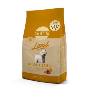 ARATON lambalihaga kuivtoit igat tõugu täiskasvanud koertele 3 kg x 3