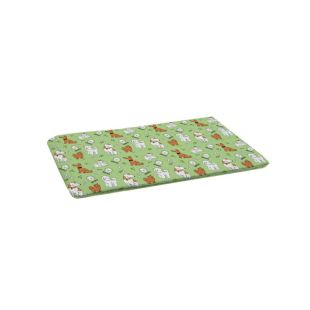 MISOKO korduvkasutatav koerte pissimismatt, 2 tk. 70 x 80 cm, kutsika- ja kondimustriga, heleroheline, 2 tk.