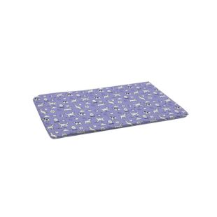 MISOKO korduvkasutatav koerte pissimismatt, 2 tk. 80 x 140 cm, kutsikamustriga, lilla, 2 tk