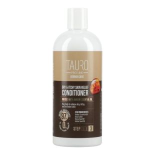 TAURO PRO LINE Derma Care Coat Kasside ja koerte kuiva naha sügelust vähendav palsam 400 ml
