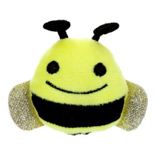 HIPPIE PET игрушка для кошек, пчела, 8 cм желтая