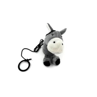 HIPPIE PET игрушка для кошек, ослик, со шнурком 14 cм