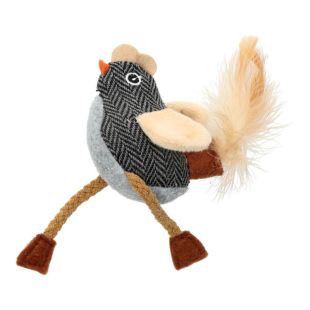 HIPPIE PET игрушка для кошек, птичка 9 cм