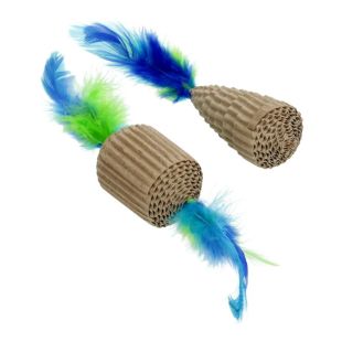 HIPPIE PET Kassi mänguasi, hijas sulega, 6-10 cm sinine, 2 tk.