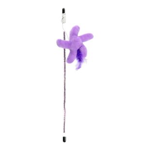 HIPPIE PET Kassi mänguasi, õng, mänguasjaga, 40 cm lilla