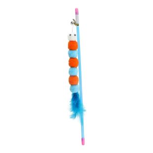HIPPIE PET Kassi mänguasi, õng, 30 cm sinine/oranž