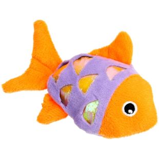 HIPPIE PET Kassi mänguasi, kala, 11,5 cm oranž