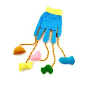 HIPPIE PET игрушка для кошек, перчатка синяя