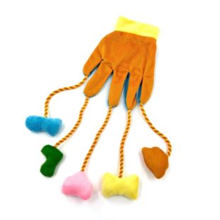 HIPPIE PET игрушка для кошек, перчатка оранжевая