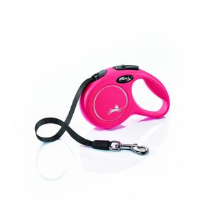 FLEXI Classic Lindi-jalutusrihm XS, max 12kg 3m, lint, punane