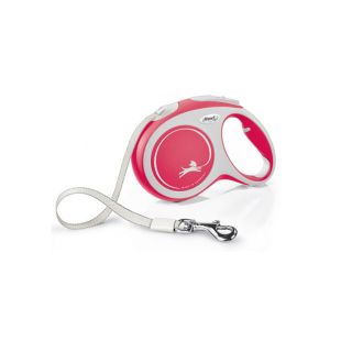 FLEXI Comfort jalutusrihm L, max 50kg 8m, lint, punane