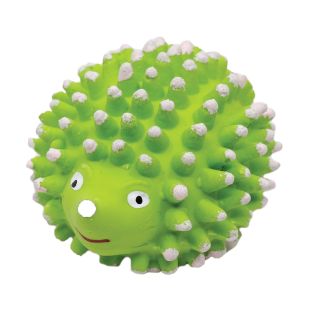HIPPIE PET Игрушка для собак EЖ, латексная, зеленая, 7 см