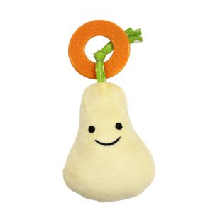 HIPPIE PET Набор игрушек для собак ГРУША, плюшевая, светло-коричневая, 19 см
