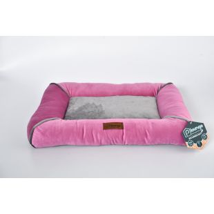 P.LOUNGE Lavendliaroomiga magamisase lemmikloomale S:61x45x7 cm, roosa ja hall