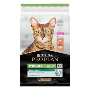 PRO PLAN OPTIRENAL kuivtoit steriliseeritud kassidele, lõhega 10 kg