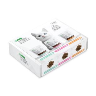 NATURE'S PROTECTION SUPERIOR CARE Täiskasvanud kasside mitmeotstarbeliste teraviljavabade toidulisand-maiuste linnulihaga komplek 3x75 g