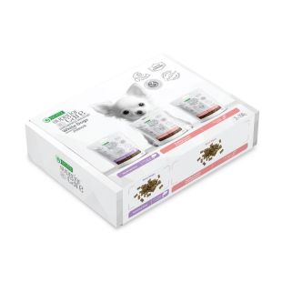 NATURE'S PROTECTION SUPERIOR CARE Igat tõugu noorte valgekarvaliste koerte mitmeotstarbeliste toidulisand-maiuste putukate ja lõhega komplekt 3x150 g