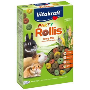 VITAKRAFT Rollys Party rõngikud närilistele 500g