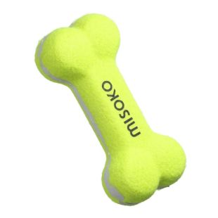 MISOKO игрушка для собак, косточка, 15x7 cм желтая