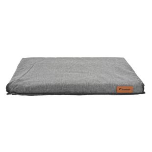 P.LOUNGE Magamisase lemmikloomale, madrats, veekindel, tumedhalli L suurus, 90x60x5 cm