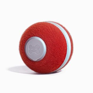 CHEERBLE Wicked Ball M3 interaktiivne lemmikloomade mänguasi, pall punane