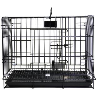 HIPPIE PET Metallpuur lemmikloomale must, 107x59x79 cm