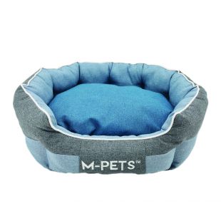 M-PETS Кровать для домашних животных синяя, 60x50x23 см