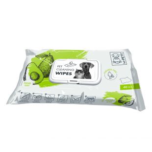 M-PETS Салфетки для ухода за домашними животными аромат авокадо, 40 шт.