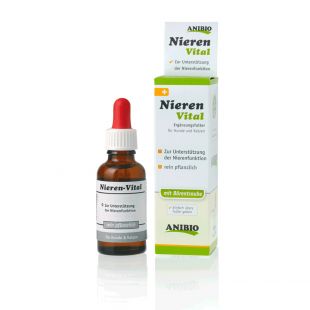ANIBIO Nieren-Vital, toidulisand kassidele ja koertele neerufunktsiooni toetamiseks 30 ml