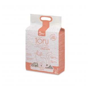 VELVET PAW TOFU наполнитель для кошачьих лотков с ароматом персика, гранулы 1,5 мм, 6 л