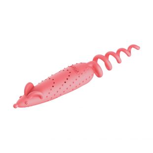 GIGWI Игрушка для кошек Мышка Мышка, с кошачьей мятой, розового цвета