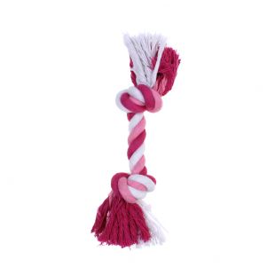 MISOKO&CO Игрушка для собак крученая веревка, розовая, 15 см
