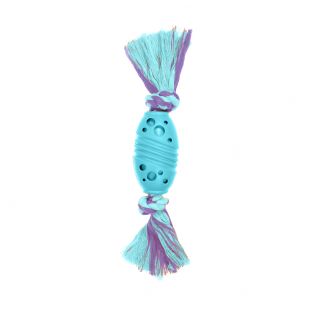 MISOKO&CO Mänguasi koertele, ragbipall, sinine, 24 cm