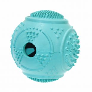 MISOKO&CO Mänguasi koertele, pall suupistete jaoks, hesinine, 7.7 cm