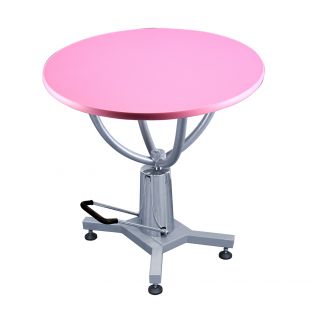 SHERNBAO Ümmargune hüdrauliline laud roosa